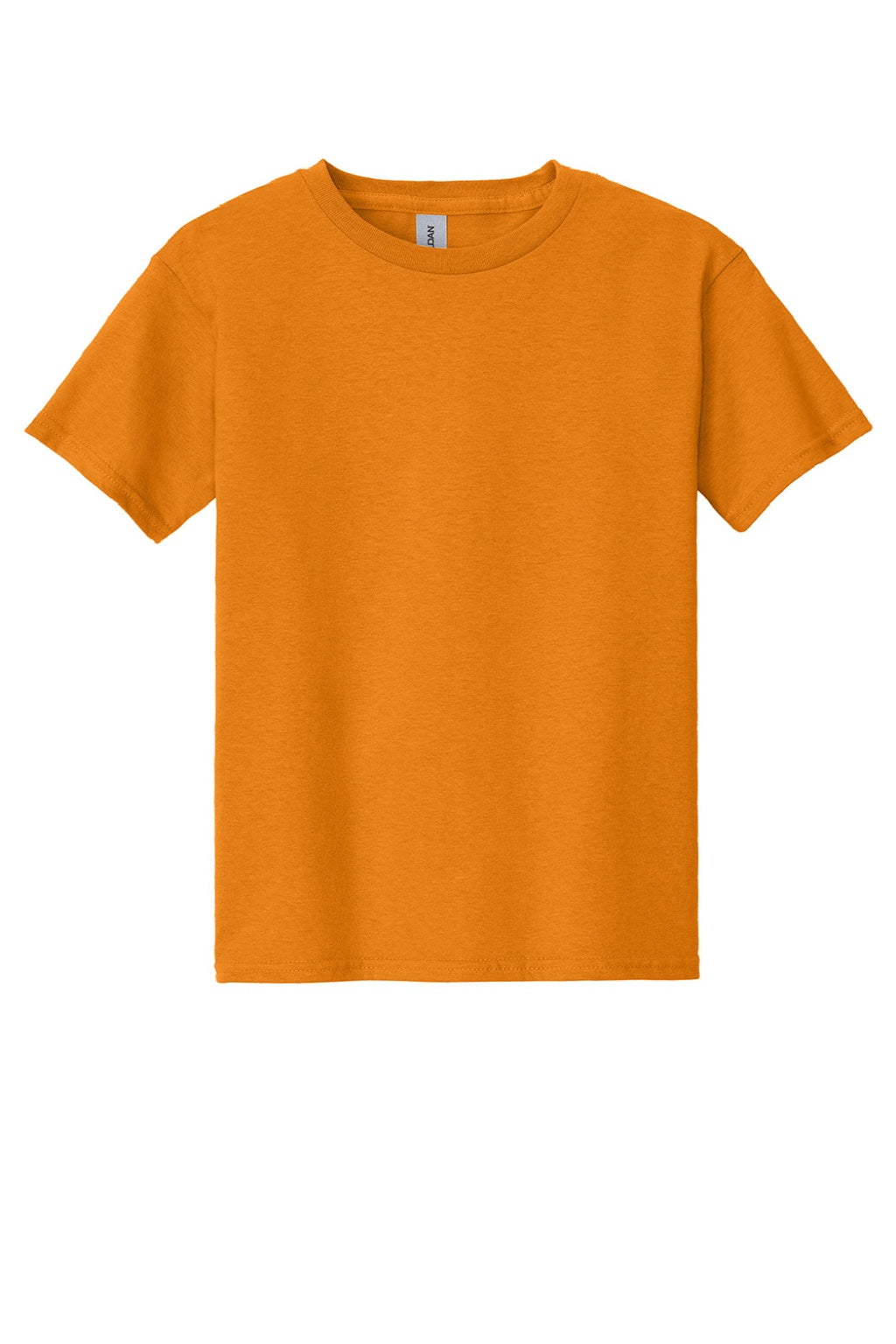 Gildan 5000B Youth Short Sleeve Crewneck T-Shirt Tennessee Orange Flat Front