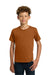 Gildan 5000B Youth Short Sleeve Crewneck T-Shirt Texas Orange Model Front