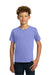 Gildan 5000B Youth Short Sleeve Crewneck T-Shirt Violet Purple Model Front