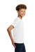 Gildan 5000B Youth Short Sleeve Crewneck T-Shirt White Model Side