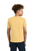 Gildan 5000B Youth Short Sleeve Crewneck T-Shirt Yellow Haze Model Back
