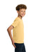 Gildan 5000B Youth Short Sleeve Crewneck T-Shirt Yellow Haze Model Side