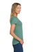 Gildan 5000L Womens Short Sleeve Crewneck T-Shirt Aquatic Green Model Side