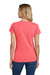 Gildan 5000L Womens Short Sleeve Crewneck T-Shirt Coral Silk Model Back