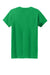 Gildan 5000L Womens Short Sleeve Crewneck T-Shirt Irish Green Flat Back