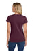 Gildan 5000L Womens Short Sleeve Crewneck T-Shirt Maroon Model Back