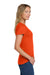 Gildan 5000L Womens Short Sleeve Crewneck T-Shirt Orange Model Side