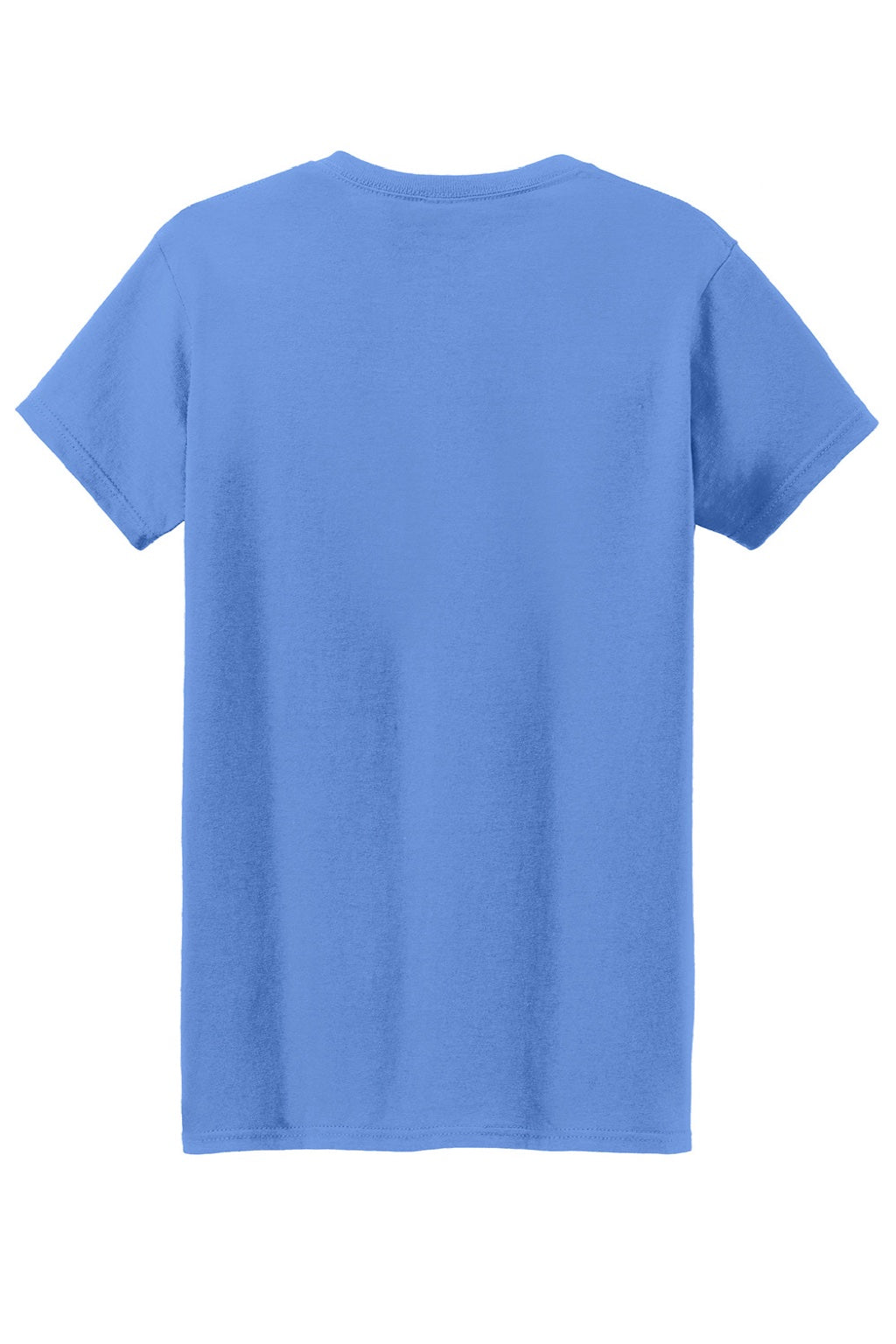 Gildan 5000L Womens Short Sleeve Crewneck T-Shirt Carolina Blue Flat Back