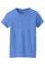 Gildan 5000L Womens Short Sleeve Crewneck T-Shirt Carolina Blue Flat Front
