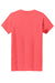 Gildan 5000L Womens Short Sleeve Crewneck T-Shirt Coral Silk Flat Back