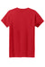 Gildan 5000L Womens Short Sleeve Crewneck T-Shirt Red Flat Back