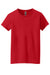 Gildan 5000L Womens Short Sleeve Crewneck T-Shirt Red Flat Front