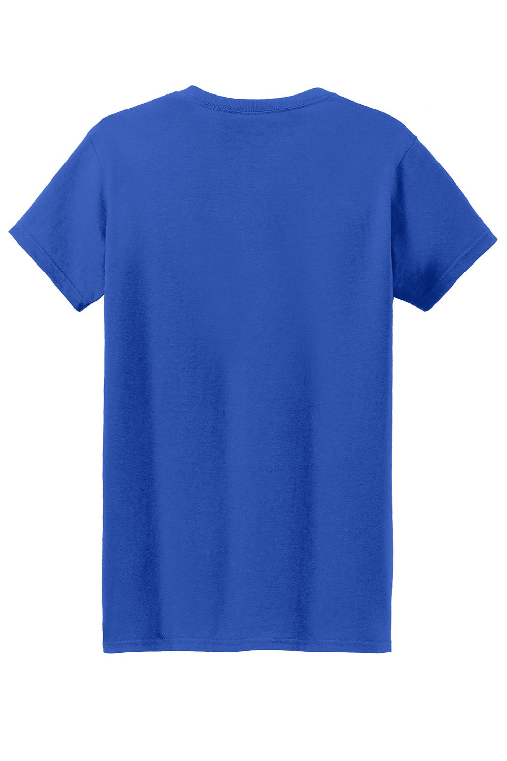 Gildan 5000L Womens Short Sleeve Crewneck T-Shirt Royal Blue Flat Back