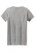 Gildan 5000L Womens Short Sleeve Crewneck T-Shirt Sport Grey Flat Back