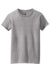 Gildan 5000L Womens Short Sleeve Crewneck T-Shirt Sport Grey Flat Front