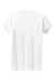 Gildan 5000L Womens Short Sleeve Crewneck T-Shirt White Flat Back