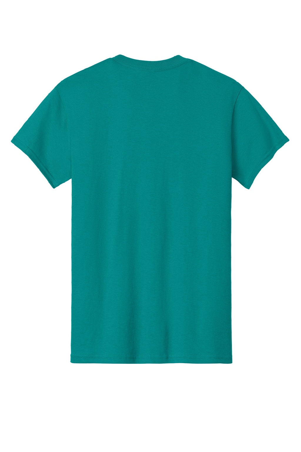 Gildan 5000 Mens Short Sleeve Crewneck T-Shirt Antique Jade Dome Green Flat Back