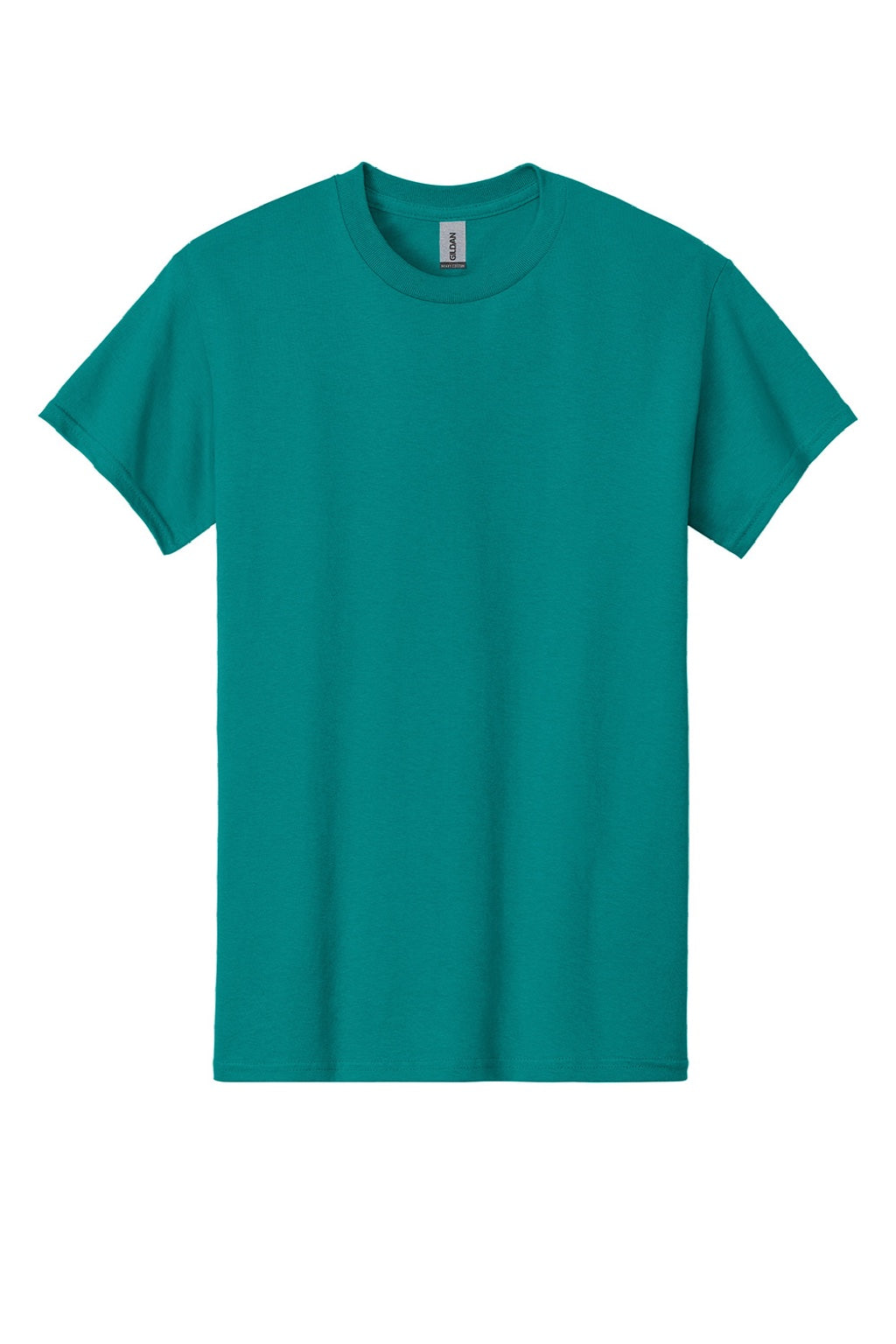 Gildan 5000 Mens Short Sleeve Crewneck T-Shirt Antique Jade Dome Green Flat Front