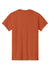 Gildan 5000 Mens Short Sleeve Crewneck T-Shirt Antique Orange Flat Back