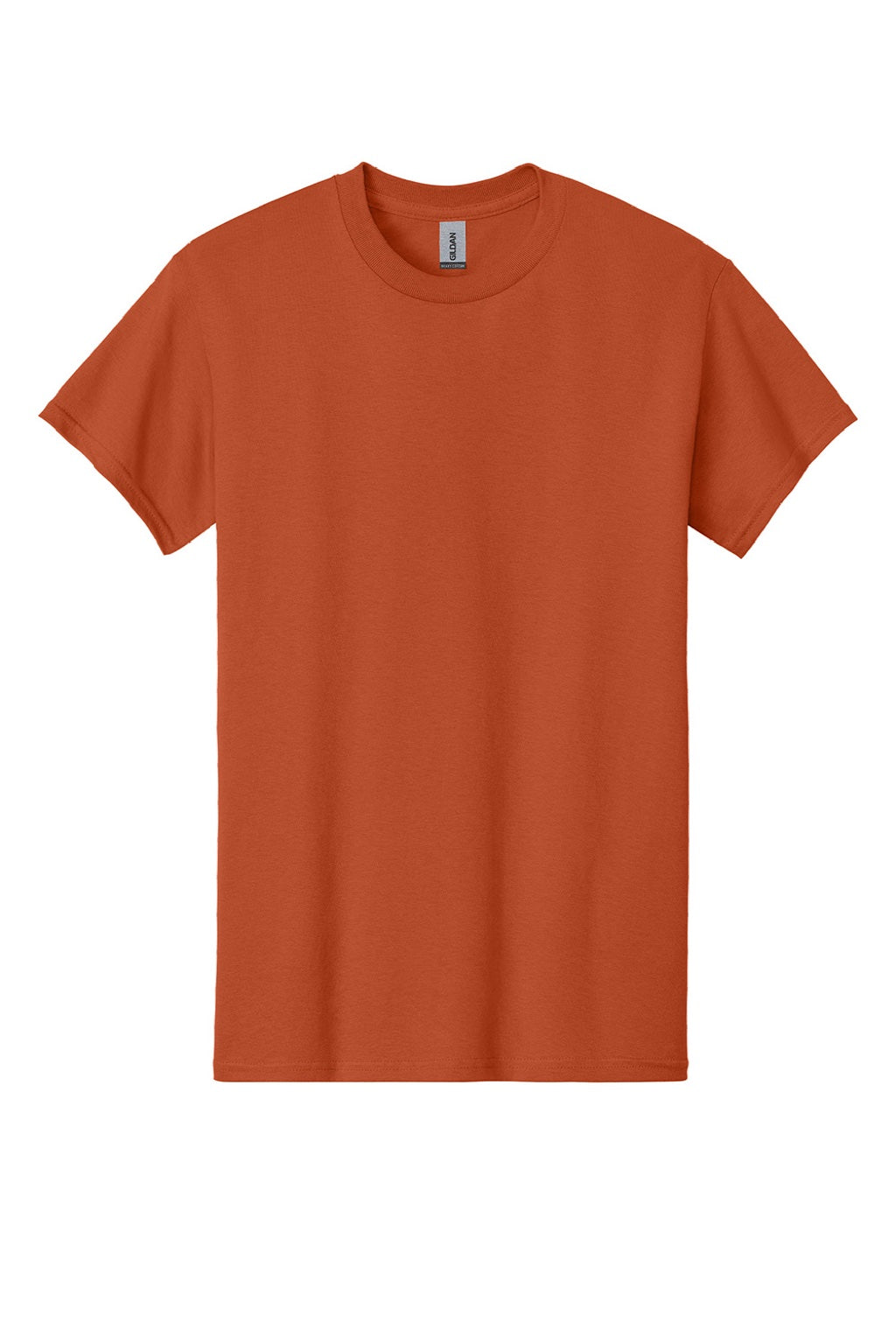 Gildan 5000 Mens Short Sleeve Crewneck T-Shirt Antique Orange Flat Front