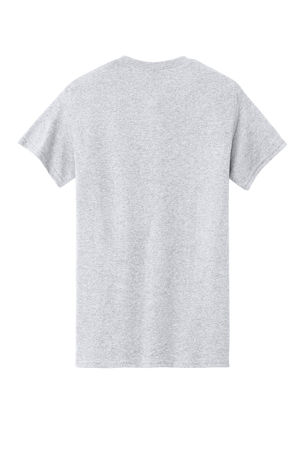 Gildan 5000 Mens Short Sleeve Crewneck T-Shirt Ash Grey Flat Back