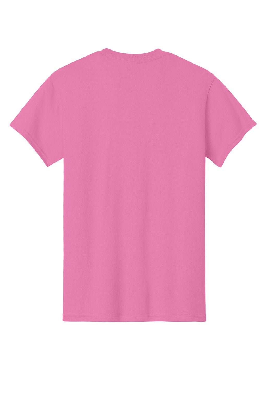 Gildan 5000 Mens Short Sleeve Crewneck T-Shirt Azalea Pink Flat Back