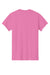 Gildan 5000 Mens Short Sleeve Crewneck T-Shirt Azalea Pink Flat Back
