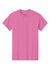 Gildan 5000 Mens Short Sleeve Crewneck T-Shirt Azalea Pink Flat Front