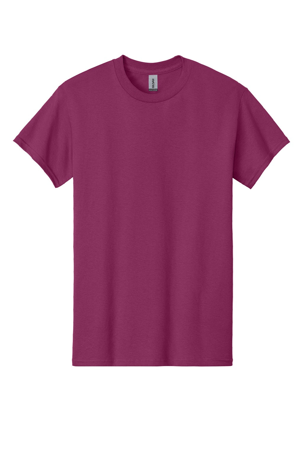 Gildan 5000 Mens Short Sleeve Crewneck T-Shirt Berry Flat Front