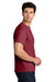 Gildan 5000 Mens Short Sleeve Crewneck T-Shirt Cardinal Red Model Side
