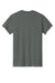 Gildan 5000 Mens Short Sleeve Crewneck T-Shirt Charcoal Grey Flat Back