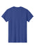 Gildan 5000 Mens Short Sleeve Crewneck T-Shirt Cobalt Blue Flat Back