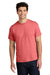Gildan 5000 Mens Short Sleeve Crewneck T-Shirt Coral Silk Model Front