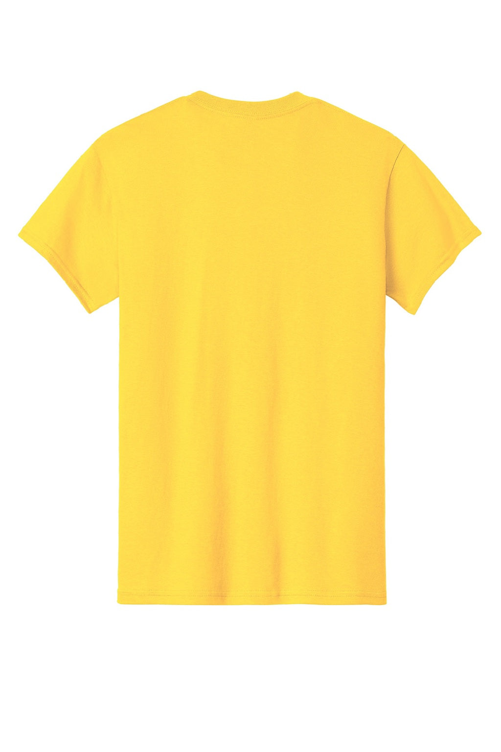 Gildan 5000 Mens Short Sleeve Crewneck T-Shirt Daisy Yellow Flat Back