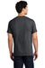 Gildan 5000 Mens Short Sleeve Crewneck T-Shirt Heather Dark Grey Model Back