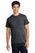 Gildan 5000 Mens Short Sleeve Crewneck T-Shirt Heather Dark Grey Model Front