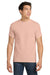 Gildan 5000 Mens Short Sleeve Crewneck T-Shirt Dusty Rose Model Front