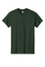 Gildan 5000 Mens Short Sleeve Crewneck T-Shirt Forest Green Flat Front