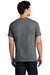 Gildan 5000 Mens Short Sleeve Crewneck T-Shirt Heather Graphite Grey Model Back