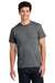 Gildan 5000 Mens Short Sleeve Crewneck T-Shirt Heather Graphite Grey Model Front