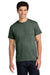 Gildan 5000 Mens Short Sleeve Crewneck T-Shirt Heather Military Green Model Front