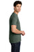 Gildan 5000 Mens Short Sleeve Crewneck T-Shirt Heather Military Green Model Side