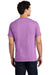 Gildan 5000 Mens Short Sleeve Crewneck T-Shirt Heather Radiant Orchid Purple Model Back