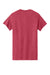 Gildan 5000 Mens Short Sleeve Crewneck T-Shirt Heather Red Flat Back