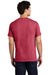 Gildan 5000 Mens Short Sleeve Crewneck T-Shirt Heather Red Model Back