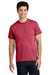 Gildan 5000 Mens Short Sleeve Crewneck T-Shirt Heather Red Model Front