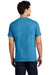 Gildan 5000 Mens Short Sleeve Crewneck T-Shirt Heather Sapphire Blue Model Back