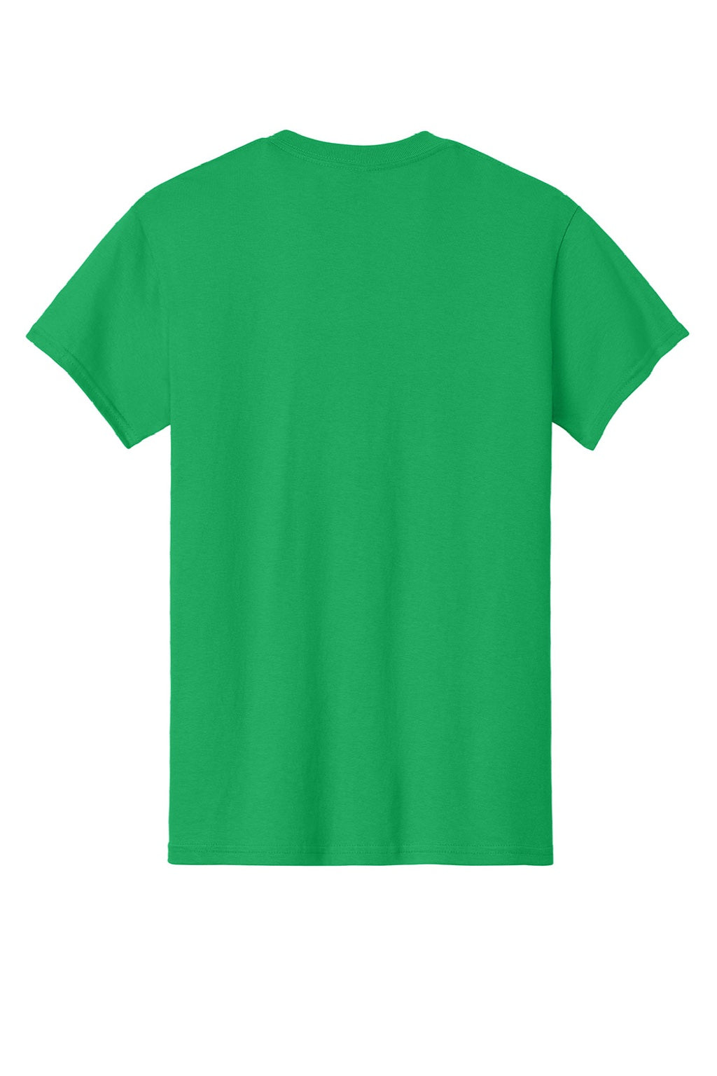 Gildan 5000 Mens Short Sleeve Crewneck T-Shirt Irish Green Flat Back