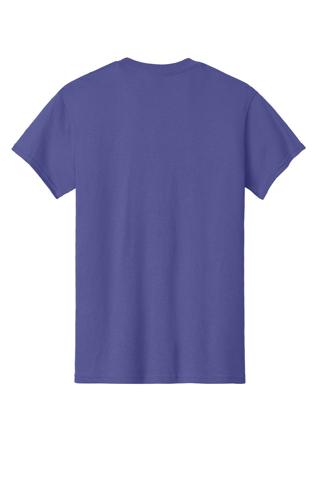 Gildan 5000 Mens Short Sleeve Crewneck T-Shirt Lilac Purple Flat Back