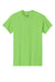 Gildan 5000 Mens Short Sleeve Crewneck T-Shirt Lime Green Flat Front